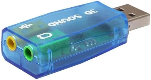 Adattatore Audio USB Esterno, USB2.0 3D 5.1 Canali...