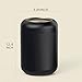onlcuk Motion Sensor Bathroom Trash Can with Lid, 3 Gallon / 11L Automatic Bathroom Garbage Can, Smart Black Garbage Can, Touchless Trash Bin, Small Waste Basket for Bedroom, Kitchen, Apartment,Office