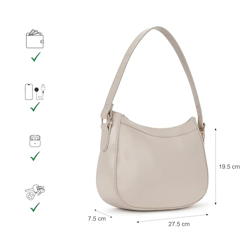 Image of Fastrack Structured Shoulder Bag for Women | Made of Premium Faux Leather