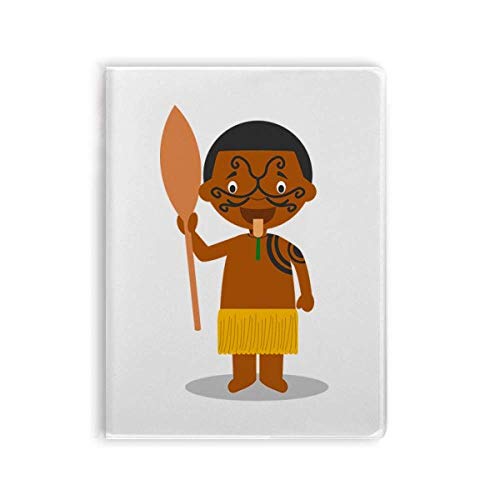 Carnet de notes souple Quant avec motif dessin animé noir de Nouvelle-Zélande