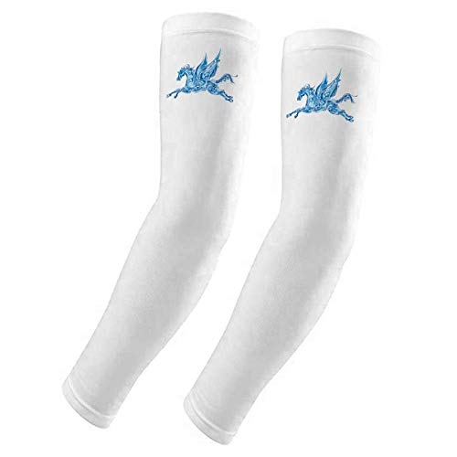 Guante con alas de caballo azul DIYthinker de tela suave para manualidades