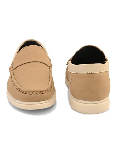 Image of Prolific Men's Slip-On Super Cushioned Loafer Shoes|Stylish & Comfortable with Soft Cushioned Insole