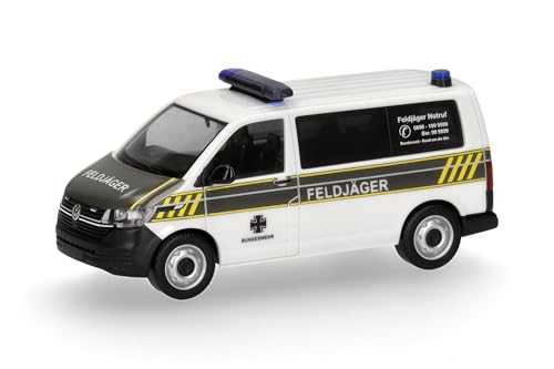 Maquette VW T6.1 Bus Feldjäger Herpa 1/87, cadeau idéal collectionneur