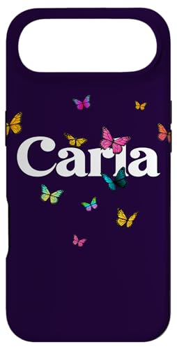 CARLA - Adorable girl name with colorful Butterlies X}zP[X iPhone Air p