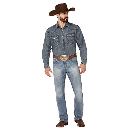Cody James Men's Buckskin Light Wash Stretch Slim Straight Jeans Blue 33W x 34L