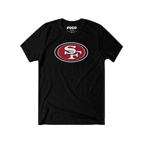 Image of FOCO Men's NFL Team Primary Logo Black Short Sleeve T-Shirt