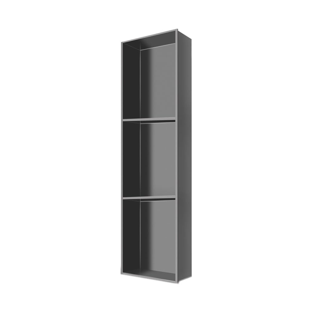 QUSYZD Stainless Steel Shower Niche - Waterproof Recessed Storage Caddy, No Tile Installation Needed, Bathroom Wall Organizer Shelves, Black, 70x28x12.5cm,Gray-90x28x12.5cm
