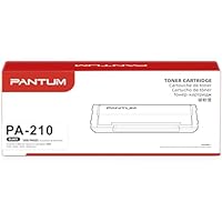 PANTUM PA-210 Originale Toner Nero Compatibile con Stampante Laser P2500W P2502W P2508W M6500NW M6550NW M6558NW M6600NW M6608NW ,1600 Pagine 1-Pack