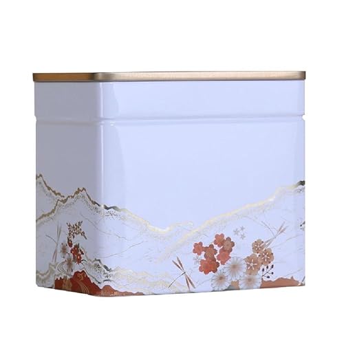 Almacenamiento para café, dulces, recipiente suelto de hojalata, hierbas, tarro de metal, bidón de té, soporte para caramelos, fiesta, regalo, hierbas, recipiente para té, almacenamiento