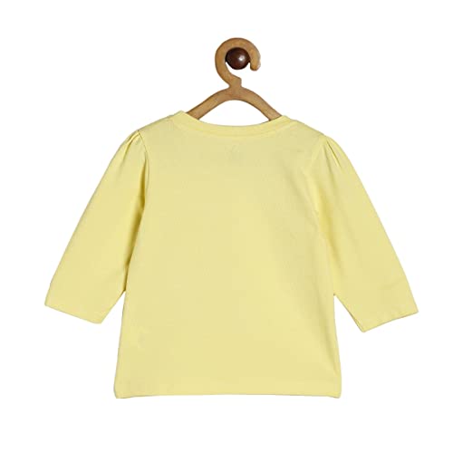 Image of miniklub Girls Round Neck Full Sleeve Knitted Cotton Top (Pink Color)