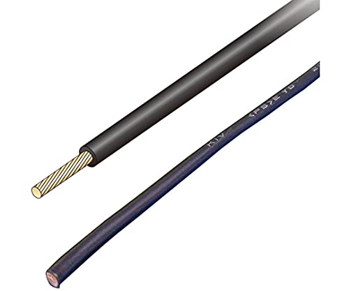 Amazon.co.jp: JAPPY 電気機器用ビニル絶縁電線 100M クロ KIV 3.5SQ  