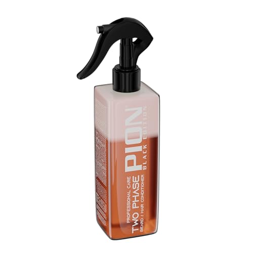 Pion Acondicionador de barba y cabello de 2 fases, retiene la humedad y da un aspecto brillante y suave (argán, 390 ml (paquete de 1))