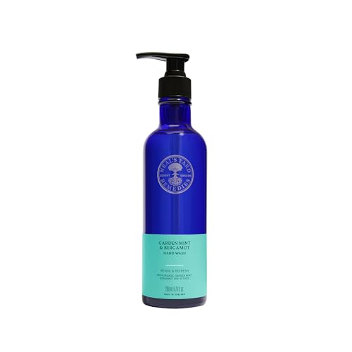 Neals Yard Remedies Garden Mint & Bergamot Hand Wash Pump or No Pump Hand Soap with Herbal & Botanical Essential Oils Vegan & Cruelty Free 200ml