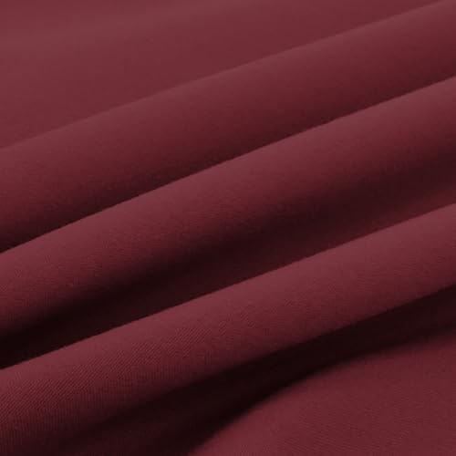 Image of Elegant Comfort Luxury Ultra-Soft 2-Piece Pillowcase Set 1500 Thread Count Egyptian Quality Microfiber Double Brushed-100% Hypoallergenic-Wrinkle Resistant, Standard /Queen Size, Burgundy