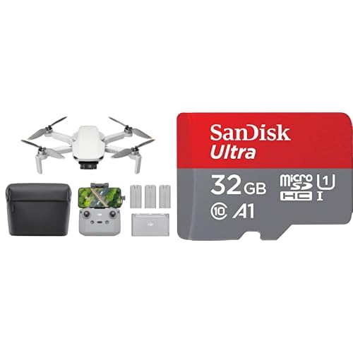 DJI Mini 4K Fly More Combo + SanDisk Ultra 32GB microSD – 4K Başlangıç Uçuş Seti