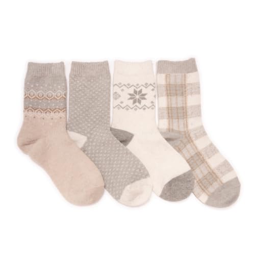 Image of MUK LUKS Women's Holiday 4 Pair Pack Socks
