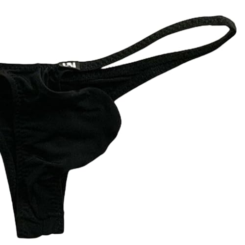 ONEFIT Men's Ice Silk Thong Underwear Low Rise T Back G-String Bulge Pouch Underpants Bikini4