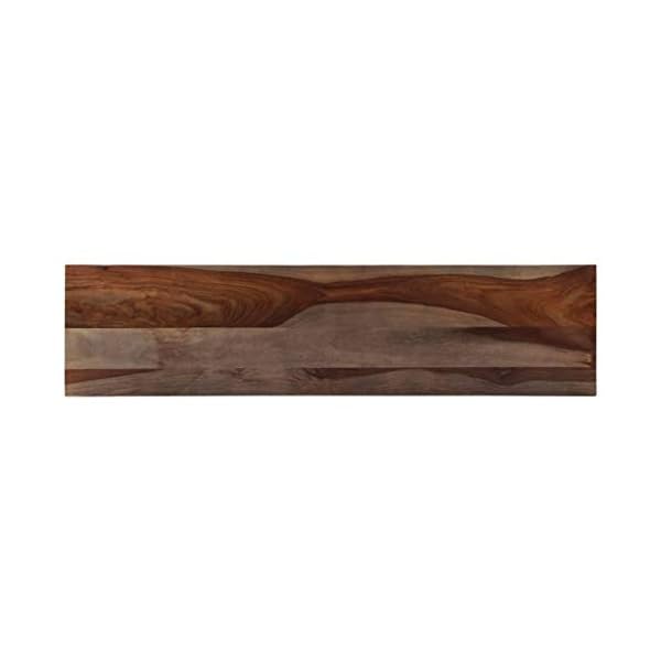 Bench 160 cm Grey Solid Sheesham Wood - Image 7