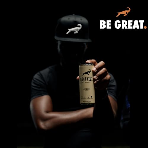 G.O.A.T. Fuel Energy Drink, Co-Founded by Jerry Rice, Natural Caffeine, Electrolytes, BCAAs, Cordyceps & Antioxidants, Light Carbonation Pre Workout, 12 Pack, 12 FL Oz, Superstar Variety Pack