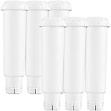 VIOLO 6 x Kaffeemaschinen-Wasserfilter | Ersatz Kompatibel mit KRUPS BOSCH SIEMENS NIVONA MELITTA | PZH-Zulassung | Enthärtet Wasser | Verbessert den Geschmack | Entfernt Chlor und Schwermetalle