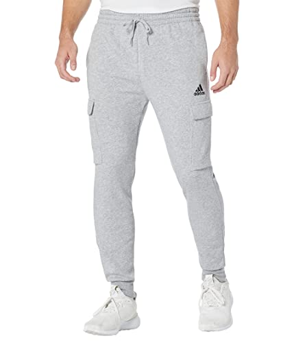 adidas Men's Essentials Fleece Regular Tapered Cargo Pants
