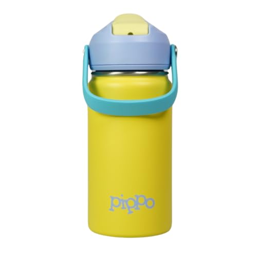 Pippo | Garrafa Térmica Infantil Aço Inox (Amarelo)