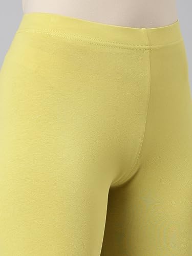 Image of GO COLORS Women Slim Cotton Leggings