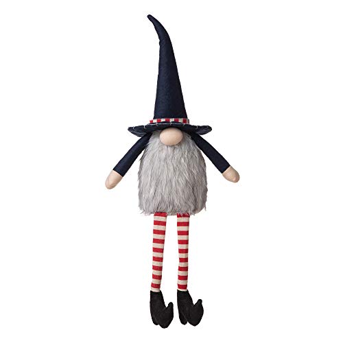 Glitzhome 24" H National Day Fabric Gnome Decor Cute Patriotic Gnome Doll Elf Shelf Ornament, Multicolor #TOP18