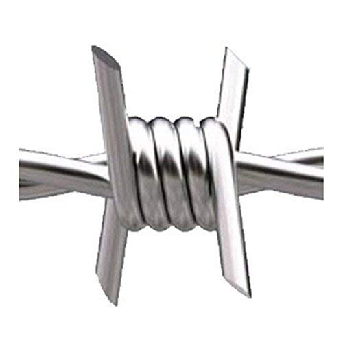 Alambre de espino galvanizado diámetro 2,2 mm. L. 200 MT.