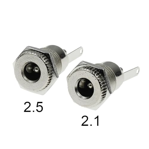 Conector hembra DC para empotrar en chasis de equipos electrónicos y proyectos DIY 2