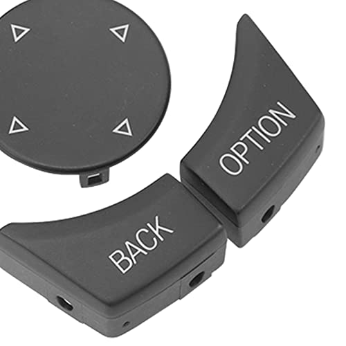 Cubierta de botón de control multimedia para coche compatible con E81 E84 E70 E71 negro 7