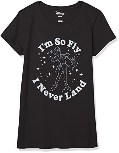 T-shirt Disney fille So Fly noir taille S vêtement coton col rond