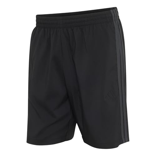 adidas Herren Essentials 3-Stripes Chelsea Lite Woven Shorts, Black/Carbon, S – Ansicht 1