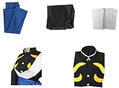 Amazon | 反派 獪岳 かいがく 上弦の陸 善逸の兄弟子 ウィッグ wig付き