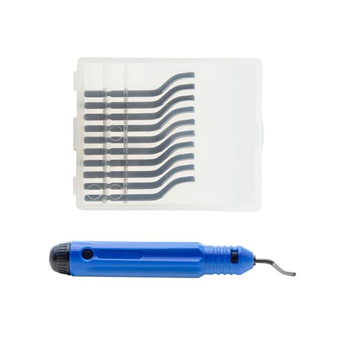 YS0911 Deburring Tool Deburrer With Plastic Handle Deburring Tool 360 Degree Rotatable For Resin Plastic 3D Printer Deburring Tool Flexible