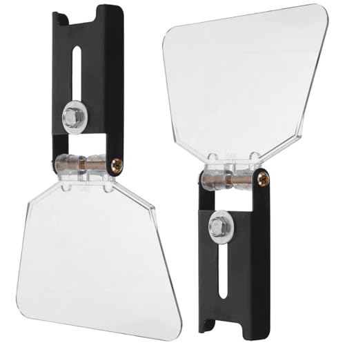 SHINEOFI 2PCS Eye Shield Bench Guard Protective Cover for 6 Inch Grinders Safety Device for Workshops and Woodworking