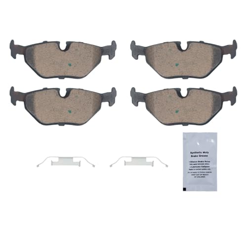 Image of HUSCH D396 Rear Ceramic Brake Pads Kit Fit For BMW 318is 1992-1996, For 320i 1993-1995, For 325i 1992-1995, For 328i 1996-1998, For 328is 1996-1999, For 525i 1989-1995 /2001-2003