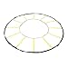 Keenso Circular Speed Ladder, Nylon Agility Trainer for Soccer and Basketball, 12 Rungs Enhance Footwork and Speed Control for Outdoor or Indoor Training