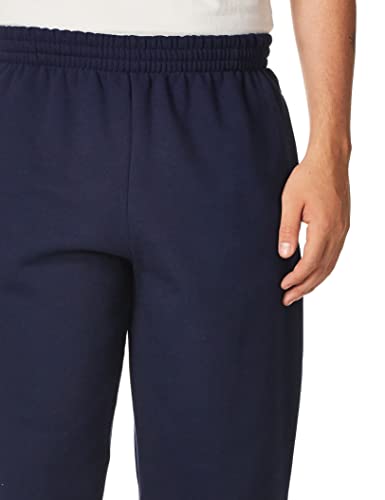 Fruit Of The Loom Men's Fleece Sweatpants, Navy, X-Large #TOP2