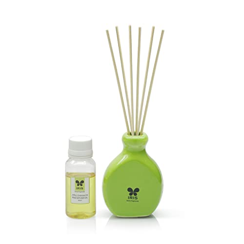 IRIS Lemongrass Reed Diffuser Set | Long-Lasting Refreshing Natural Fragrance for a Fresh Ambience | 45ml