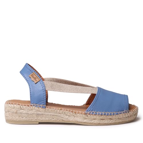 Image of Toni Pons - ETNA - Flat leather sandal with elastics