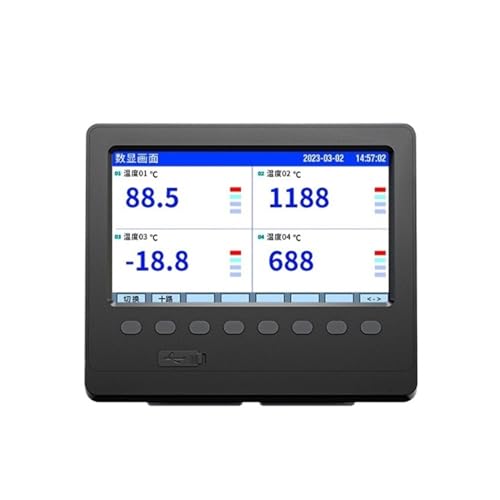 ペーパーレスレコーダー 産業グレードのマルチチャンネル温度データ収集テスター 電流電圧曲線(R6000C 32 channels)