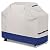 CUSSIOU Grill Cover BBQ Grill Cover 600D Waterproof Heavy Duty Gas Grill Cover, UV & Dust & Rip-Proof, Barbecue Grill Covers for Weber, Brinkmann, Char Broil Grills (64" L x 26" W x 48" H Fog/Navy)
