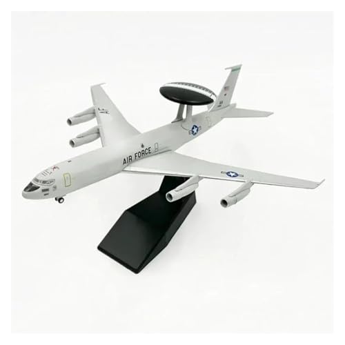 Avión militar E-3 AWACS a escala 1:200, maqueta coleccionable de metal fundido