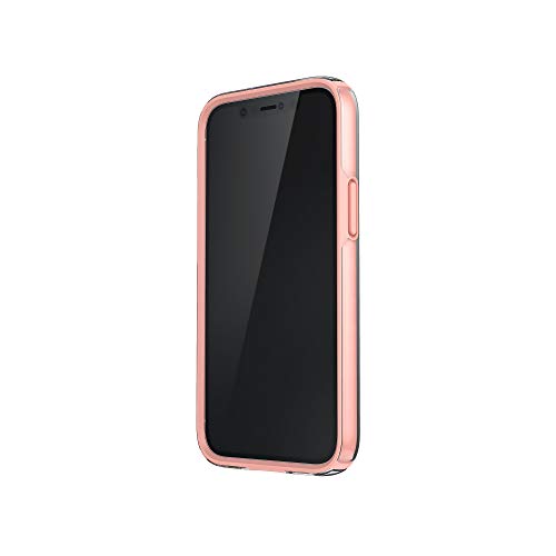 Speck Products Presidio Perfect-Clear Impact Geo iPhone 12 Mini Case, Clear/Rosy Pink (138479-9356) - image 6