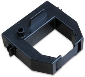Package of Two Amano BX-1500, BX-1600 and MRX-35 Time Clock Ribbon, Black, Replacement For CE-319252