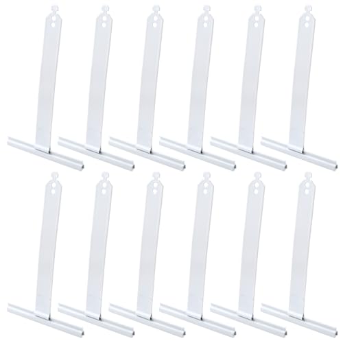EMNIMQ Pack de 12 Flejes para Persianas,Muelle de Suspensión Persiana Enrollable,Acero Tirantes para Persianas,Fijaciones para Persianas,Fleje Tirante para Persianas Motorizadas y Manuales