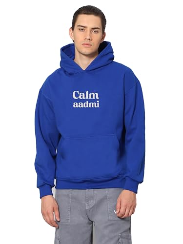 Image of Besick Cotton Warm Hooded Neck Pullover Calm Aadmi Kaleshi Aurat Printed Couple Hoodies