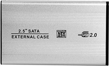 2.5 inch External Hard Drive Enclosure HDD Casing USB 2.0 for Sata Hard Disk Internal Seagate Portable 2.5 inch HDD Case for Laptop PC Desktop Computer - 1 Year Warranty (USB 2.0 HDD 2.5