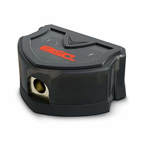 Image of DS18 DB1030 Distribution Ground Block - 1 x 0GA in / 3 x 0GA Out, Nickle Plated Internal Materials, High-Strength Heat Resistant Plastic Housing, Oversized Screws for Secure Connections (1 in 3 Out)